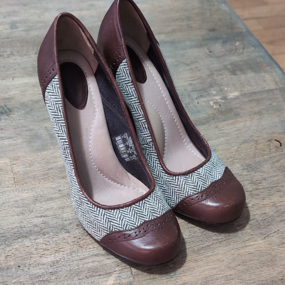 Fossil Brown and Gray Women's Heels *E10